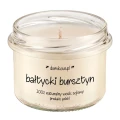 Naturalna Sojowa Świeca Zapachowa - Bałtycki Bursztyn - M