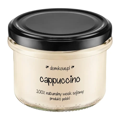 Naturalna Sojowa Świeca Zapachowa - Cappuccino - M