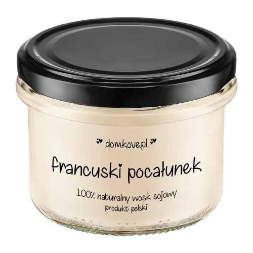 Naturalna Sojowa Świeca Zapachowa - Francuski Pocałunek - M