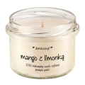 Naturalna Sojowa Świeca Zapachowa - Mango z Limonką - M