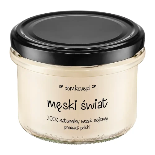 Naturalna Sojowa Świeca Zapachowa - Męski Świat - M