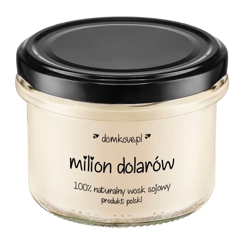 Naturalna Sojowa Świeca Zapachowa - Milion Dolarów - M