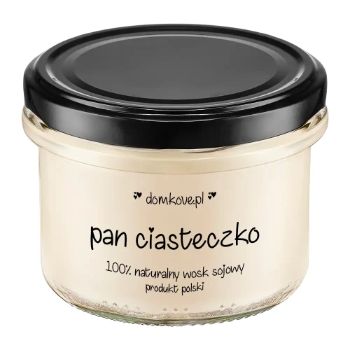 Naturalna Sojowa Świeca Zapachowa - Pan Ciasteczko - M